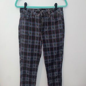 PLAID PAIGE JEANS